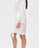 Petite Plume Petite Plume Mulberry Silk White Lace Robe White - 4