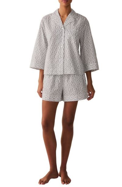 Petite Plume Petite Plume Olivia Cotton Poplin Short Pajamas