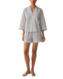 Petite Plume Petite Plume Olivia Cotton Short Pajama Set