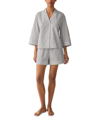 Petite Plume Petite Plume Olivia Cotton Short Pajama Set
