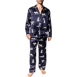 Petite Plume Petite Plume Panthre de Nuit Silk Pajama Set