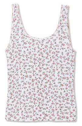 Petite Plume Petite Plume Pima Cotton Pointelle Sleep Tank