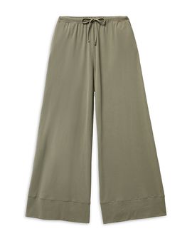 Petite Plume Petite Plume Pima Cotton Wide Leg Pajama Pants