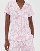 Petite Plume Petite Plume Pima Short Sleeve Sleep Set Pink - 2