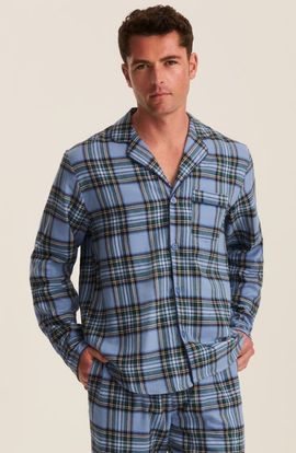 Petite Plume Petite Plume Plaid Cotton Twill Pajama Set