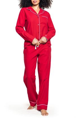 Petite Plume Petite Plume Red Flannel Pajama Set 