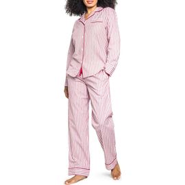 Petite Plume Petite Plume Red Ticking Stripe Pajamas 