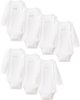 Petite Plume Petite Plume Set of 7 Assorted Pima Cotton Long Sleeve Bodysuits - 1