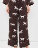 Petite Plume Petite Plume Silk Celine Pajama Set Brown - 5