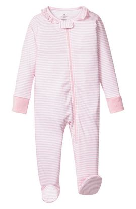 Petite Plume Petite Plume Stripe Fitted Pima Romper