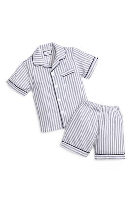 Petite Plume Petite Plume Stripe Short Two-Piece Pajamas