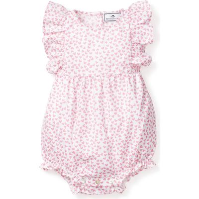 Petite Plume Petite Plume Sweethearts Ruffled Romper