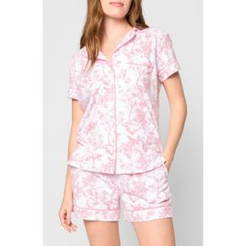 Petite Plume Petite Plume Timeless Toile Classic Pima Cotton Short Sleeve Short Pajamas