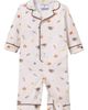 Petite Plume Petite Plume Twill Pajama Romper - 1