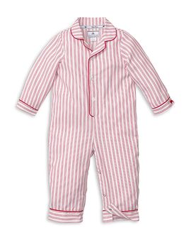 Petite Plume Petite Plume Unisex Classic Striped Ticking Romper