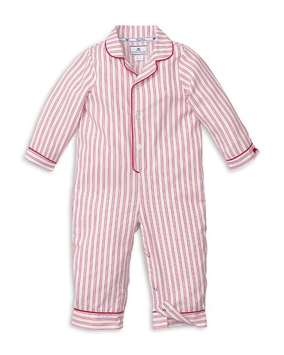 Petite Plume Petite Plume Unisex Classic Striped Ticking Romper