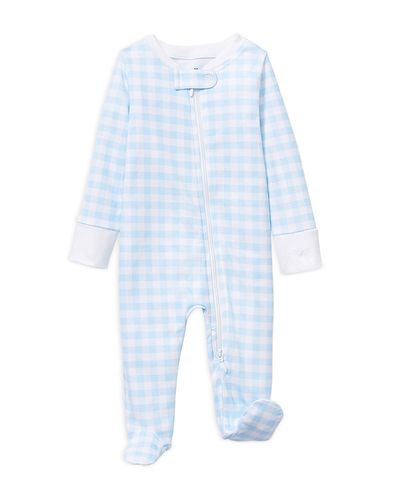 Petite Plume Petite Plume Unisex Gingham Romper Footie