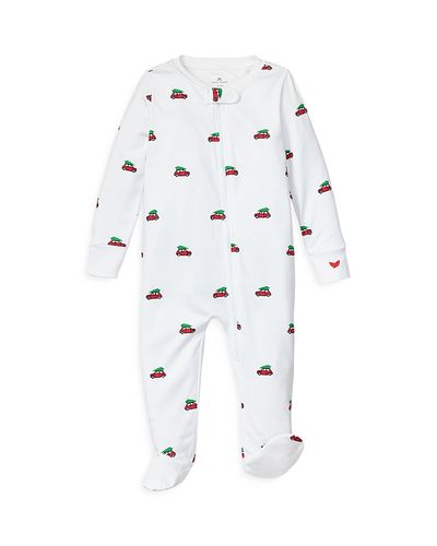 Petite Plume Petite Plume Unisex Holiday Journey Luxe Pima Cotton Footie