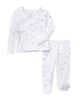 Petite Plume Petite Plume Unisex Letters and Lullabies Pima Wrap Footed Pajama Set - 1