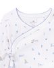Petite Plume Petite Plume Unisex Letters and Lullabies Pima Wrap Footed Pajama Set - 2