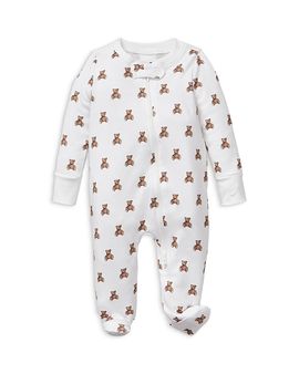 Petite Plume Petite Plume Unisex Pima Teddy Tales Footie