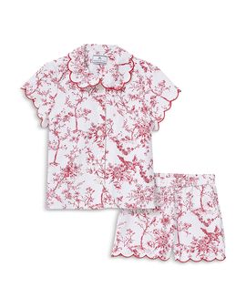 Petite Plume Petite Plume Unisex Timeless Toile Twill Colette Short Pajama Set