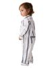 Petite Plume Petite Plume Unisex Twill Parlor Striped Classic Romper - 4