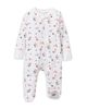 Petite Plume Petite Plume Unisex Woof de Noel Cotton Romper Footie - 1