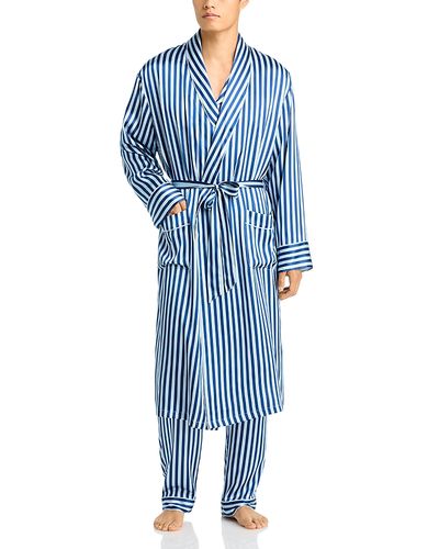 Petite Plume Petite Plume x Bloomingdale's Silk Stripe Robe