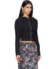 Petra Fagerstrom Petra Fagerstrom Black Jacquard Cardigan - 2