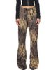 Petra Fagerstrom Petra Fagerstrom Gold & Black Jacquard Trousers - 1