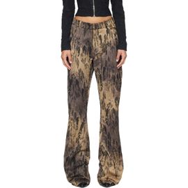 Petra Fagerstrom Petra Fagerstrom Gold & Black Jacquard Trousers