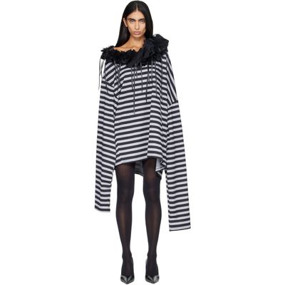 Petra Fagerstrom Petra Fagerstrom SSENSE Exclusive Black & Gray Off Shoulder Top