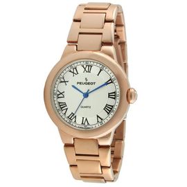 Peugeot Peugeot Elegant Round Roman Numeral Bracelet Watch- 36MM