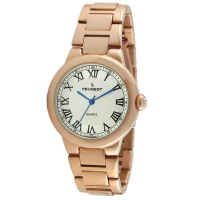 Peugeot Peugeot Elegant Round Roman Numeral Bracelet Watch- 36MM