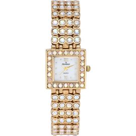 Peugeot Peugeot Jeweled Swarovski Strands Bracelet Watch- 22MM