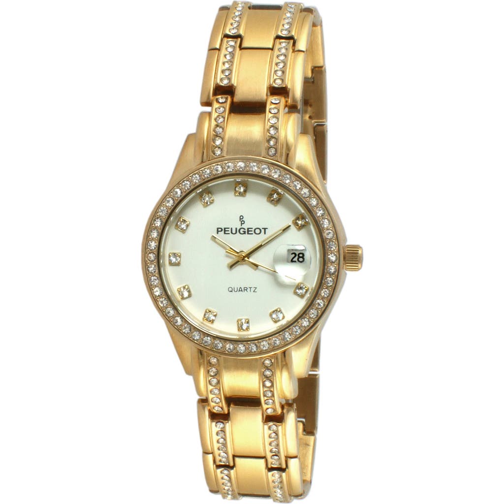 Peugeot Peugeot Luxury Swarovski Crystal Bracelet Watch- 30MM
