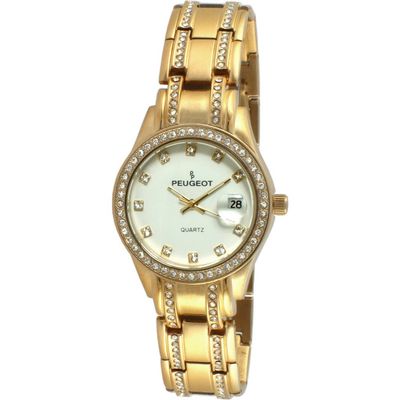 Peugeot Peugeot Luxury Swarovski Crystal Bracelet Watch- 30MM
