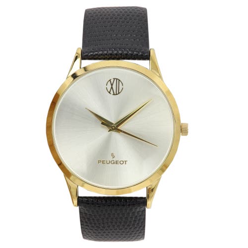 Peugeot Peugeot Minimalist Wafer Slim Round Watch- 40MM