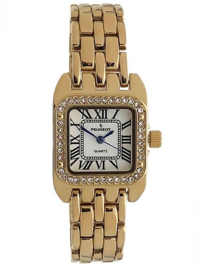Peugeot Peugeot Panther Small Square Tank Bracelet Watch- 24MM