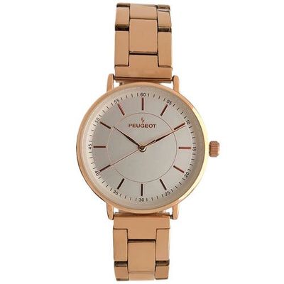Peugeot Peugeot Sleek Minimalist Round Bracelet Watch- 30MM