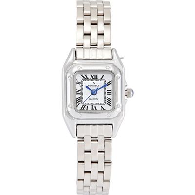 Peugeot Peugeot Sleek Panther Square Bracelet Watch- 20x22MM