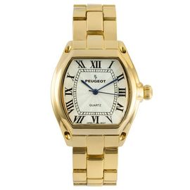 Peugeot Peugeot Status Roman Numeral Barrel Bracelet Watch- 36x33MM