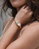 Peugeot Peugeot Sun Moon Oval Link Bracelet Watch- 30x25MM - 5
