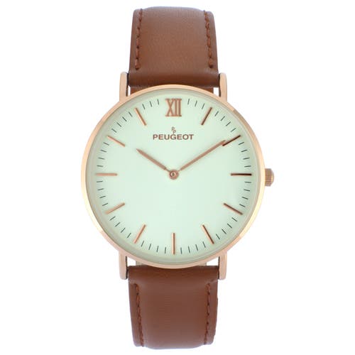 Peugeot Peugeot Vintage Ultra Slim Minimalist Dial Watch - 40MM
