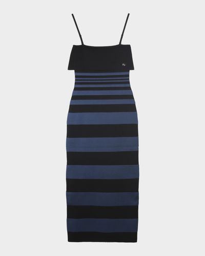 PH5 Daphne Striped Bandage Midi Dress