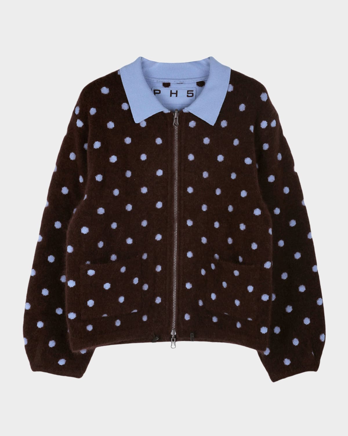 PH5 Halley Polka-Dot Knit Cardigan