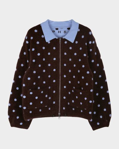 PH5 Halley Polka-Dot Knit Cardigan