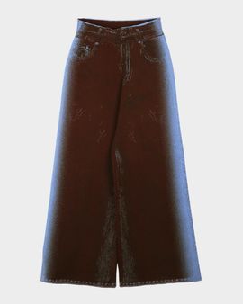 PH5 Zahra Denim-Printed Wide Pants