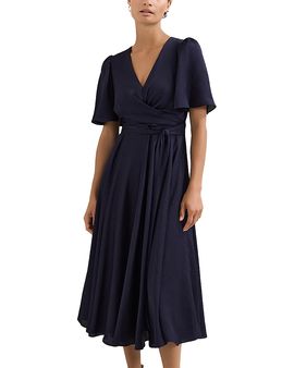 Phase Eight Phase Eight Abbie Textured Faux Wrap Dress